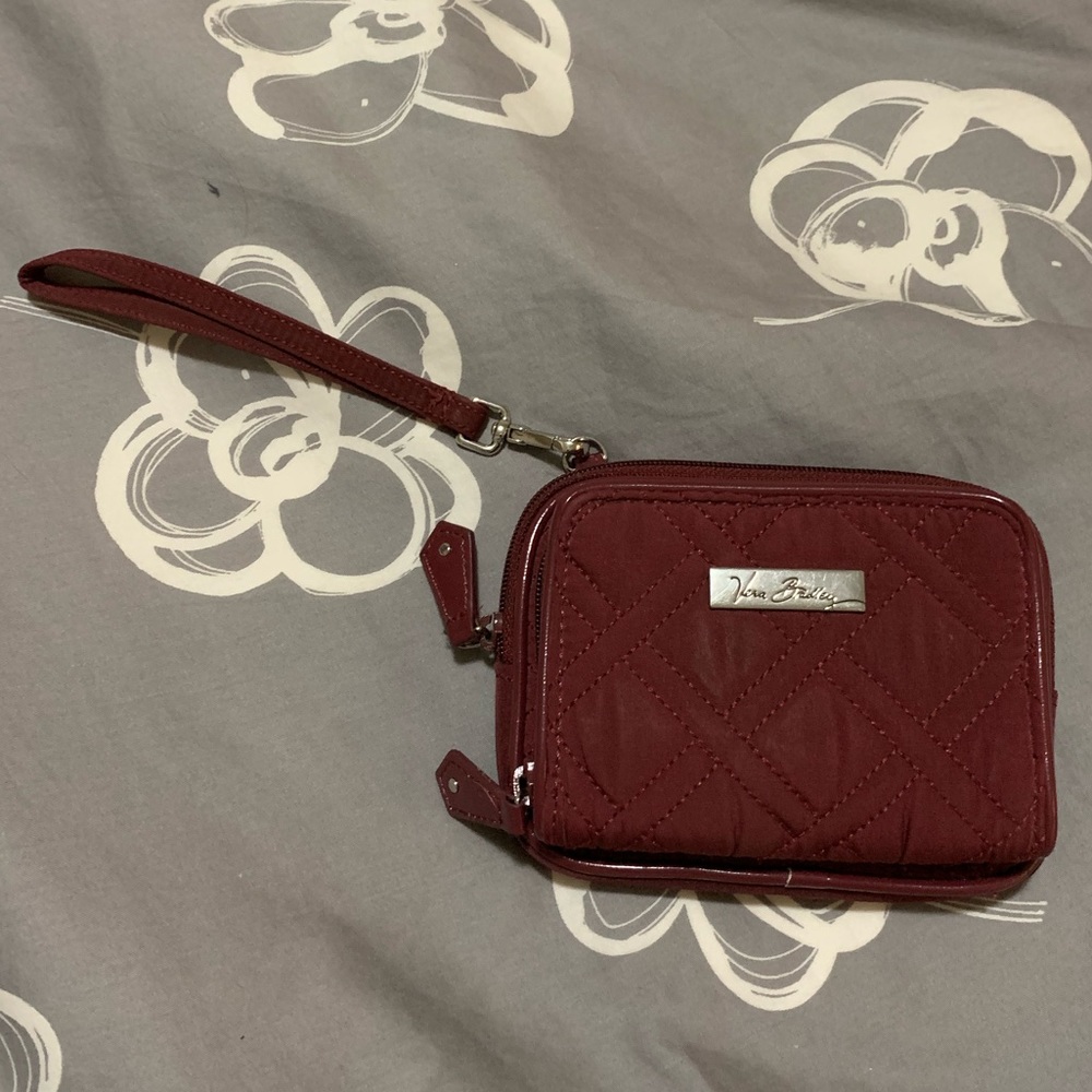 Vera Bradley Wristlet - Maroon